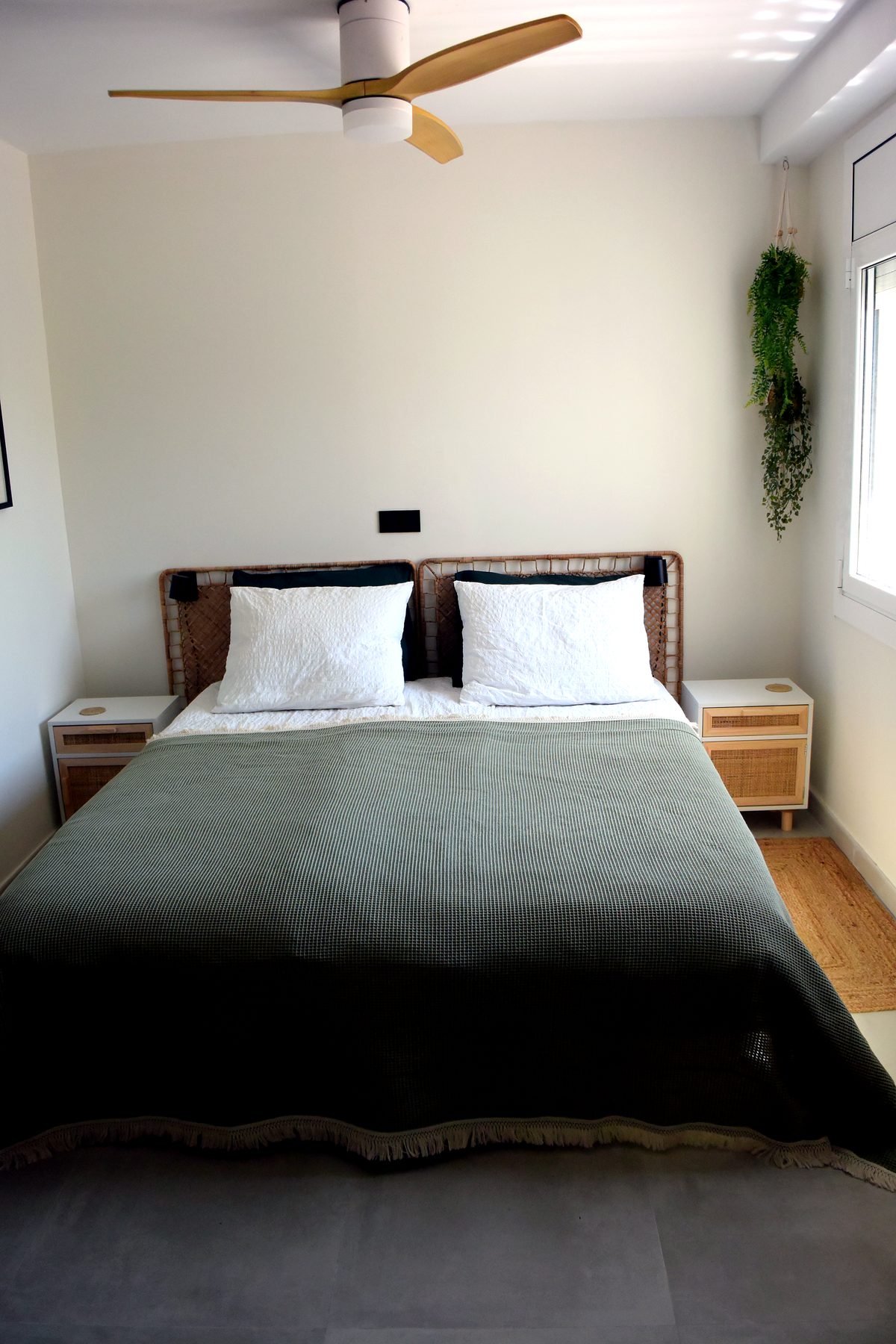 Slaapkamer 1 met tweepersoonsbed